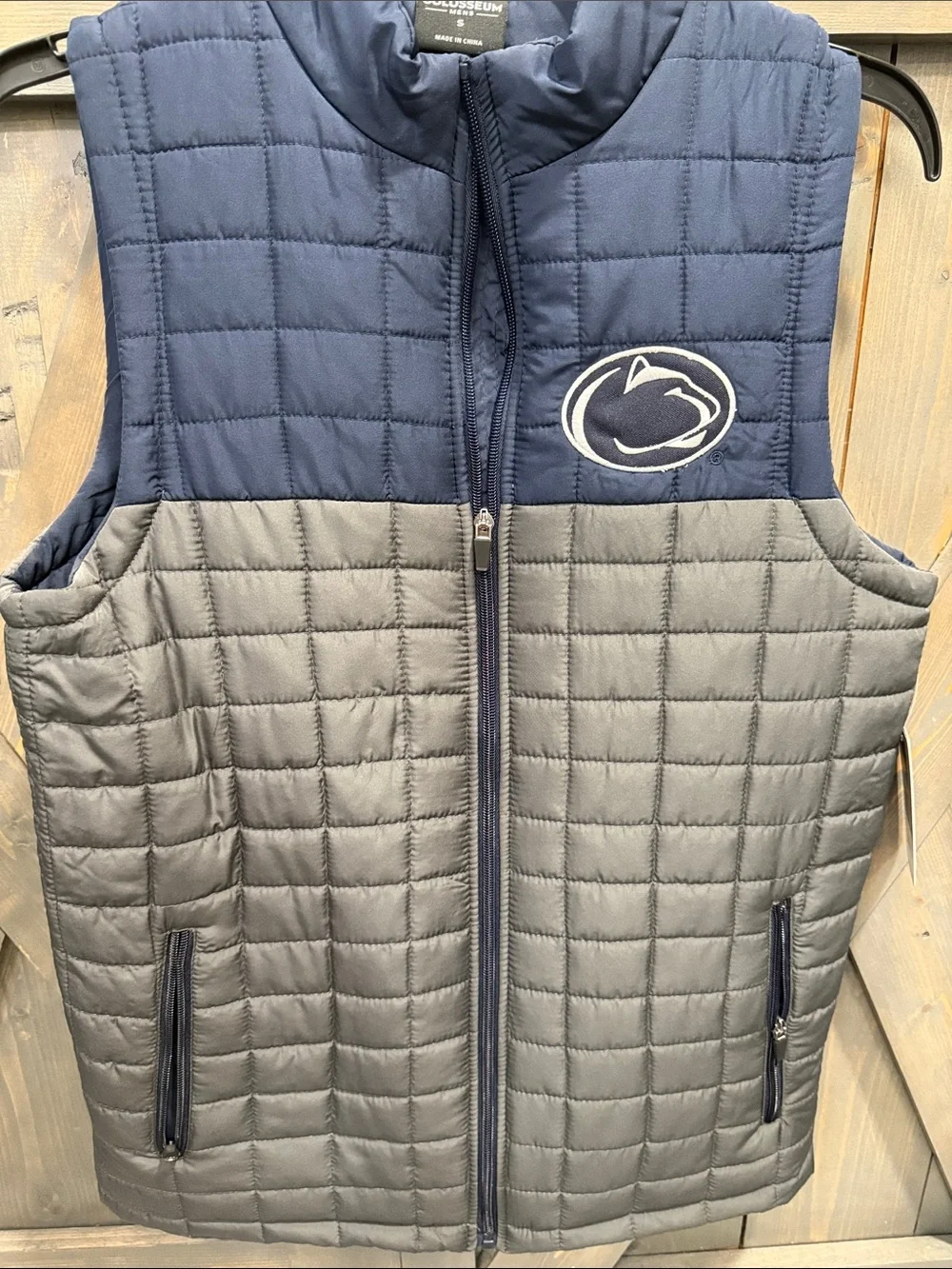 Colosseum Gray Quilted Vest